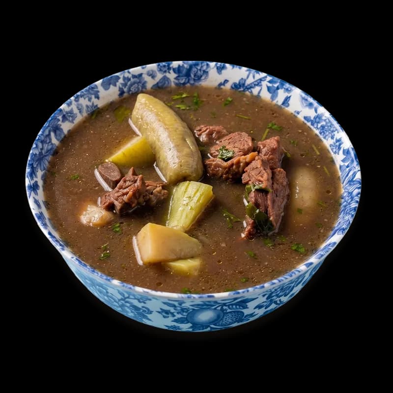 Sopa de Frijoles con Costilla